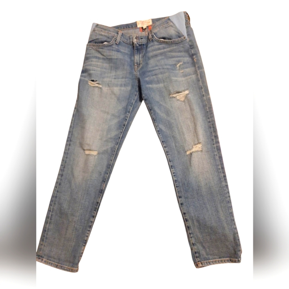 Current/Elliott Hatch Blue Denim   Maternity Jeans